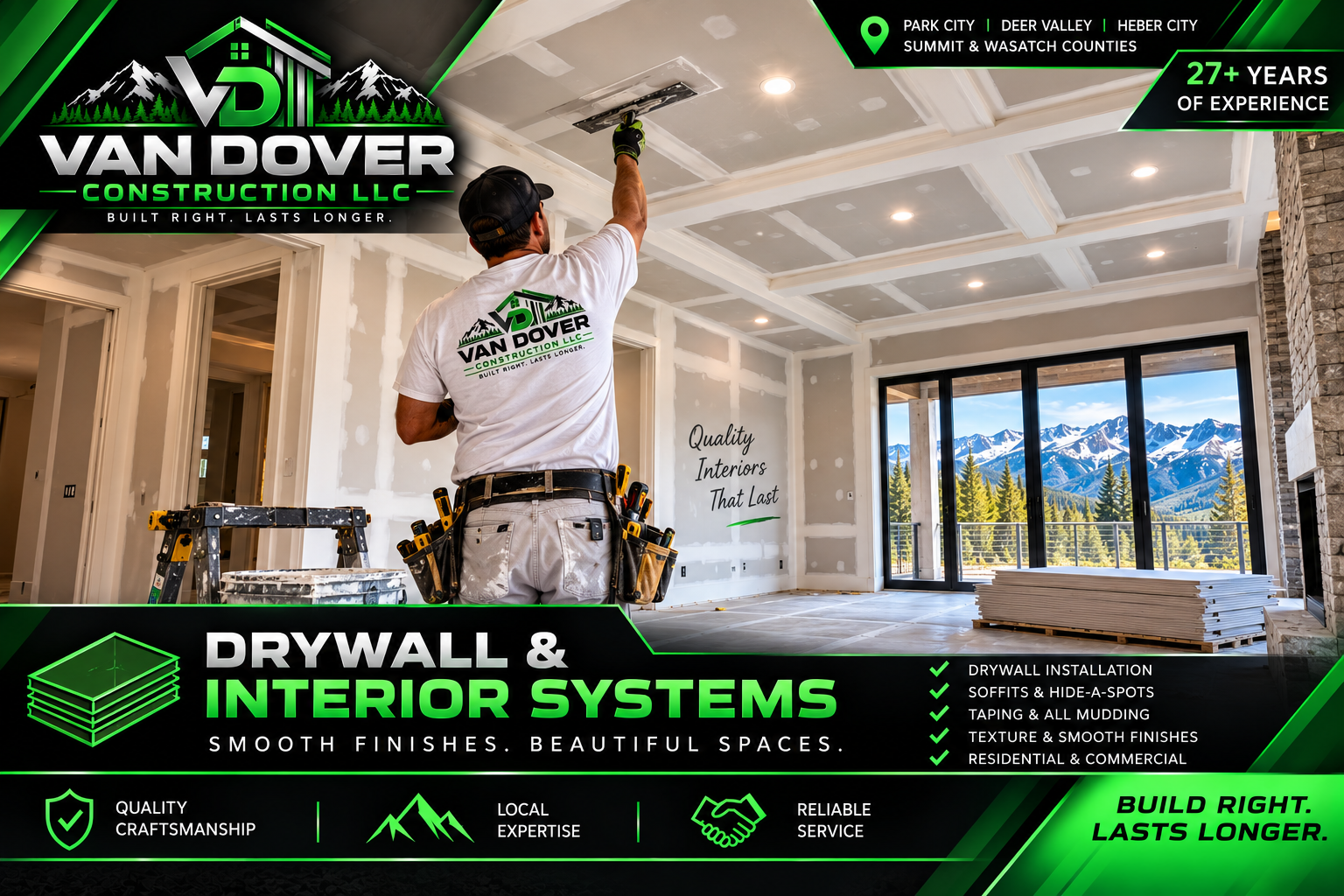 Drywall and interior systems