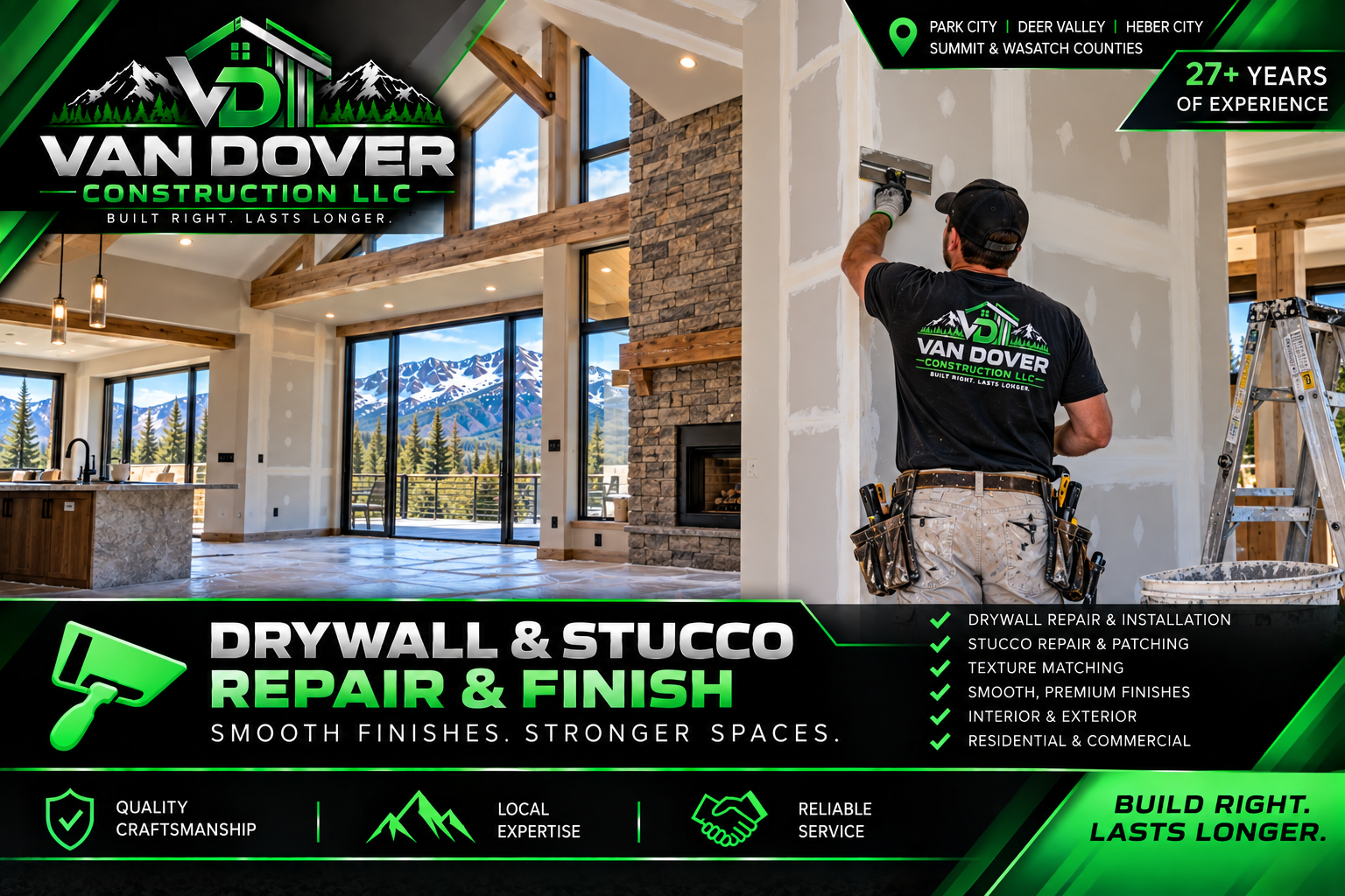 Drywall and stucco repair