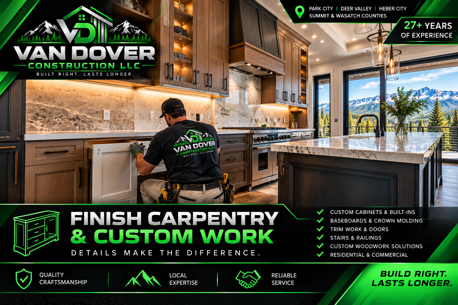 Finish carpentry and custom work