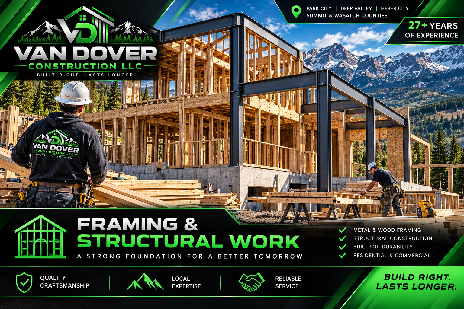 Framing and structural work